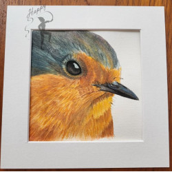 Paintings and ink drawings